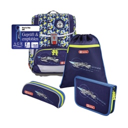 [4047443298973] Step by Step 2IN1 Schulranzen-Set &quot;Space Pirate&quot; 4-teilig