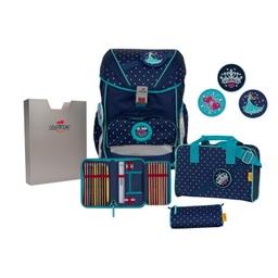 [4006047051384] DERDIEDAS Schulrucksack Set ErgoFlex 5-teilig &quot;Star Princess&quot;