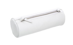 [7049980056068] BECKMANN Schlamper Mäppchen Leder Medium White