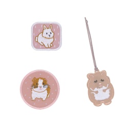 [4042183434902] LÄSSIG Anhänger &amp; Patches Set Unique &quot;Cuddly Pet&quot;