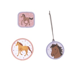 [4042183434957] LÄSSIG Anhänger &amp; Patches Set Unique &quot;Horse&quot;