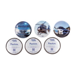 [4260673270728] SCHOOL-MOOD Patchie-Set 6-teilig "Polizei"